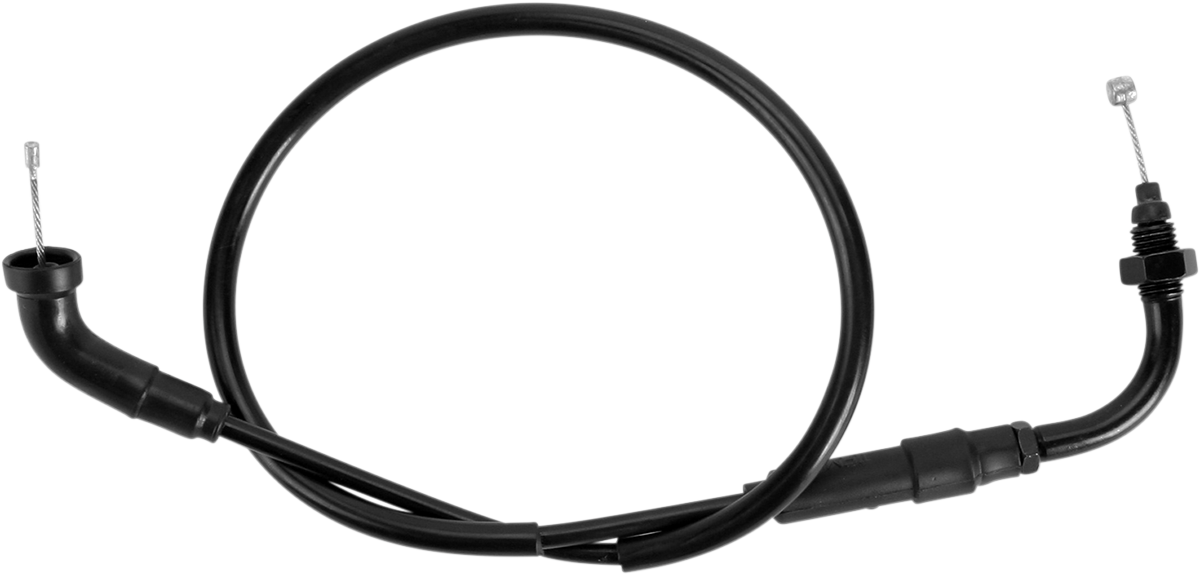 Black Vinyl Throttle Cable - Pull - '86-'25 Honda 50