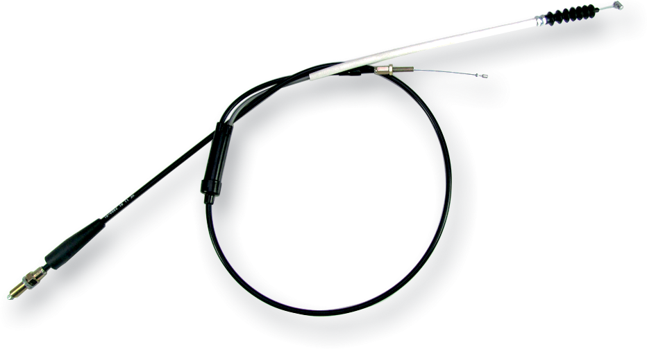 Black Vinyl Throttle Cable - Pull - '89-'99 Polaris