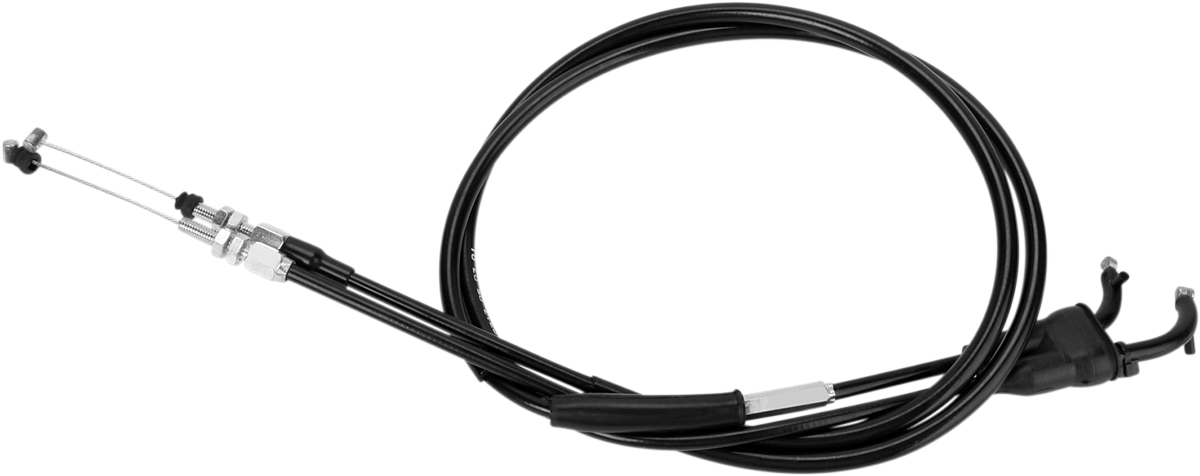 Black Vinyl Throttle Cable - Push/Pull - '85-'06 Suzuki/Yamaha