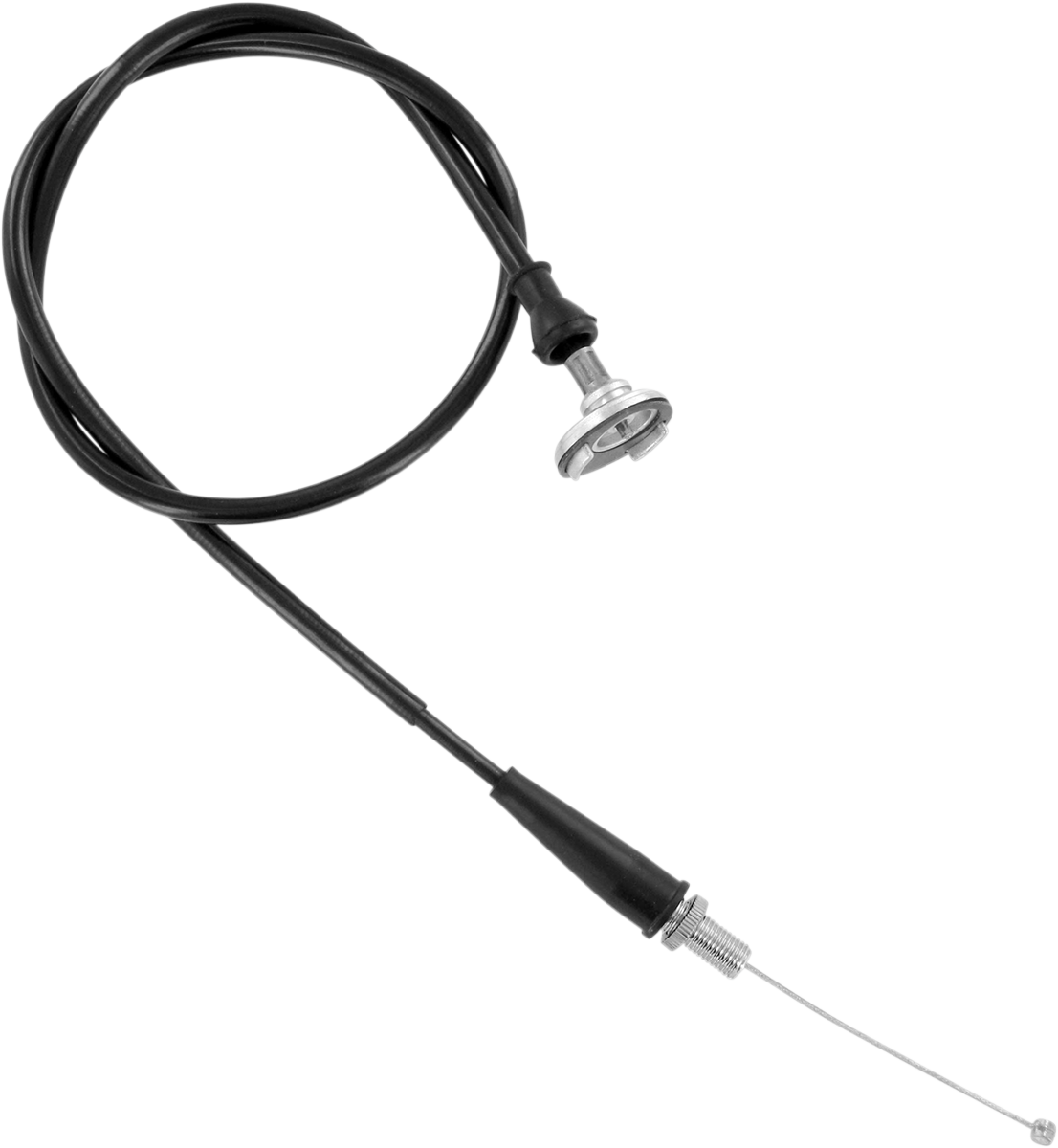 Black Vinyl Throttle Cable - Pull - '86-'13 Honda 80