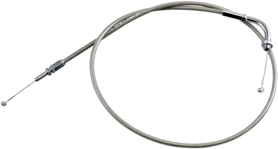 Armor Coat Stainless Steel Throttle/Idle Cable for Cruisers - VTX750/1300