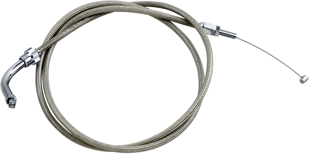Armor Coat Stainless Steel Throttle/Idle Cable for Cruisers - Push - VTX1300