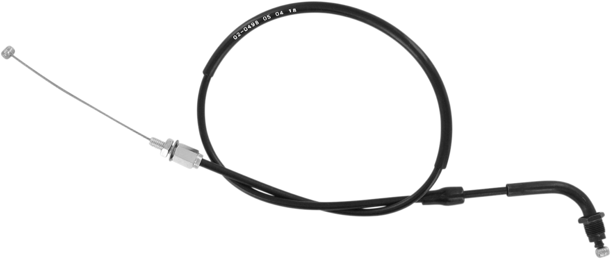 Black Vinyl Throttle Cable - Push - '03-'06 CBR600RR