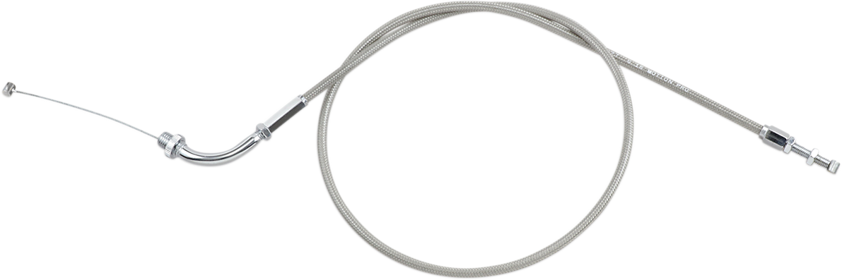 Armor Coat Stainless Steel Throttle/Idle Cable for Cruisers - Pull - VTX1300