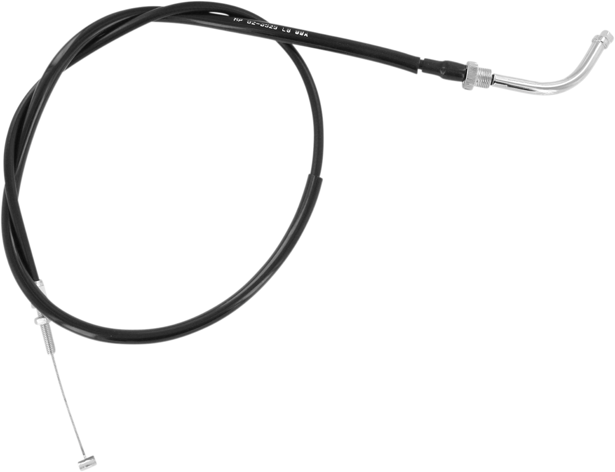 Black Vinyl Throttle Cable - Push - '04-'09 VT750C