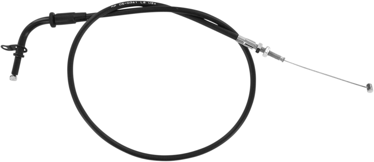 Black Vinyl Throttle Cable - Pull - '99-'02 YZF-R6
