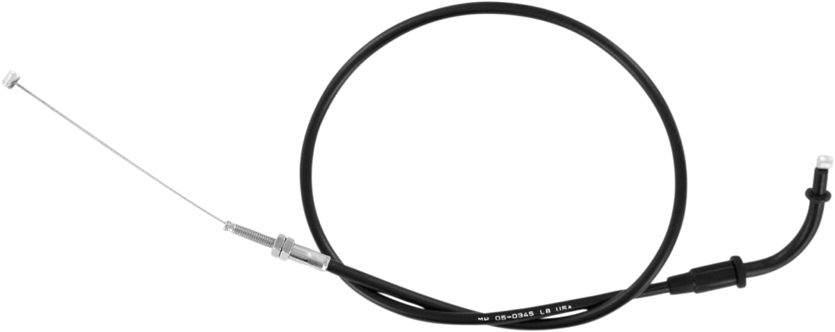 Black Vinyl Throttle Cable - Push - '03-'09 YZF-R6