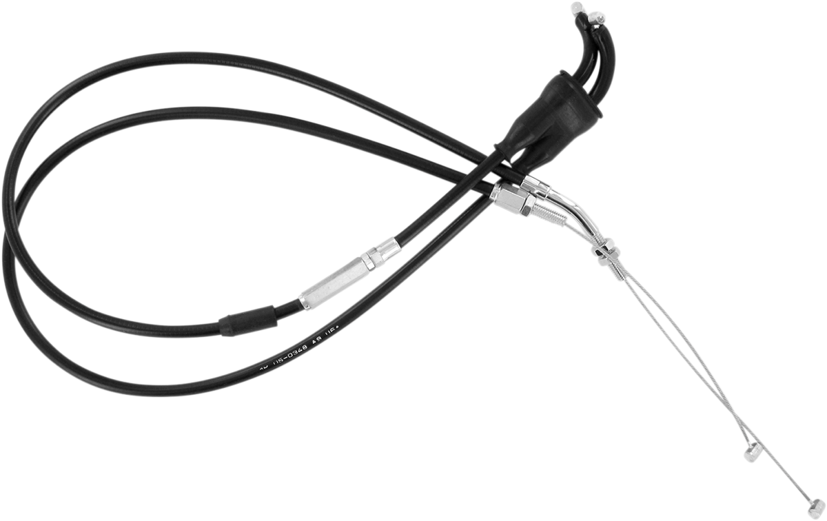 Black Vinyl Throttle Cable - Push/Pull - '02-'03 YZF-R1