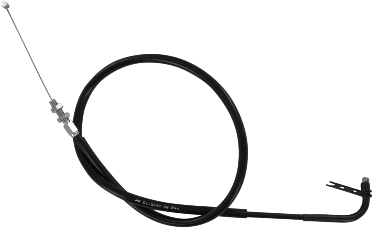 Black Vinyl Throttle Cable - Push - '06-'07 GSX-R