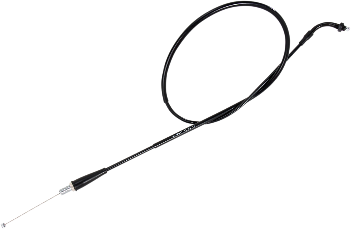 Black Vinyl Throttle Cable - Pull - '99-'14 TRX400