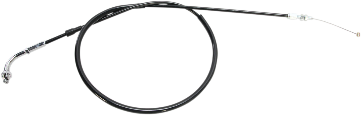 Black Vinyl Throttle Cable - Pull - +6" - '11-'24 VT750C