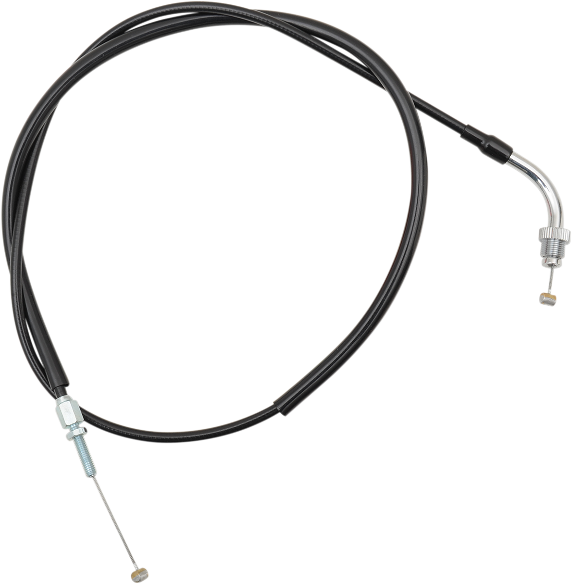 Black Vinyl Throttle Cable - Push - +6" - '11-'24 VT750C