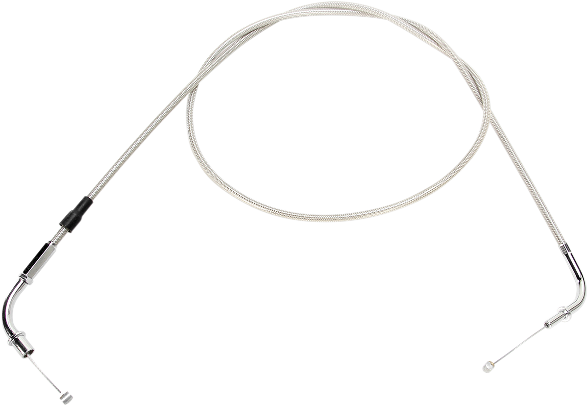 Armor Coat Stainless Steel Throttle/Idle Cable for Cruisers - Push - 1600 Vulcan