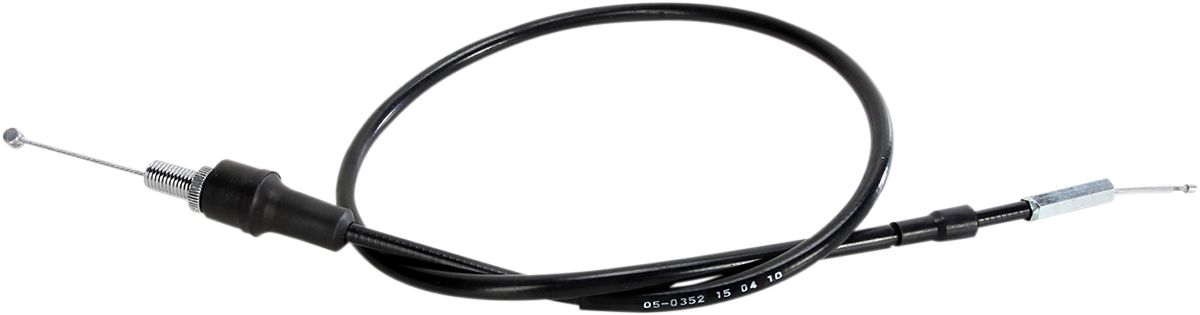 Black Vinyl Throttle Cable - Pull - '07-'15 Grizzly