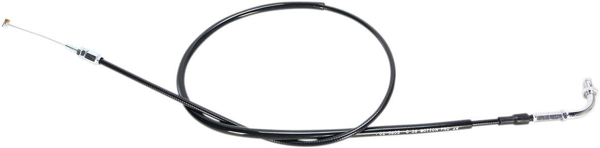 Black Vinyl Throttle Cable - Pull - +12" - '01-'07 VT750DC