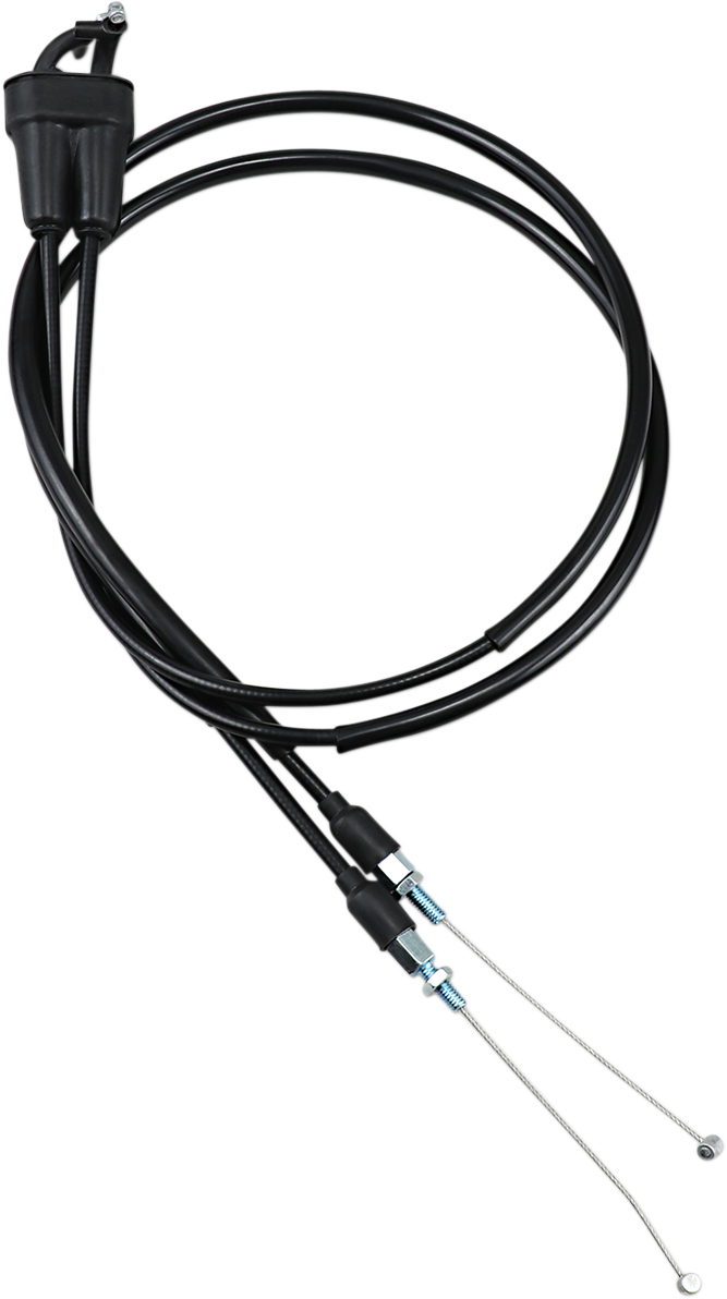 Black Vinyl Throttle Cable - Push/Pull - '15-'19 Husqvarna/KTM