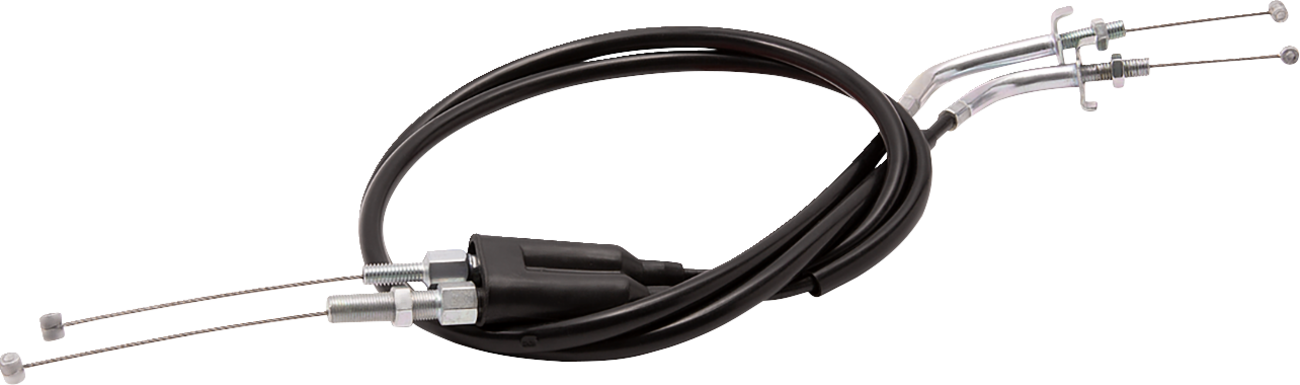 Black Vinyl Throttle Cable - Push/Pull - +4" - '19-'24 CRF110F