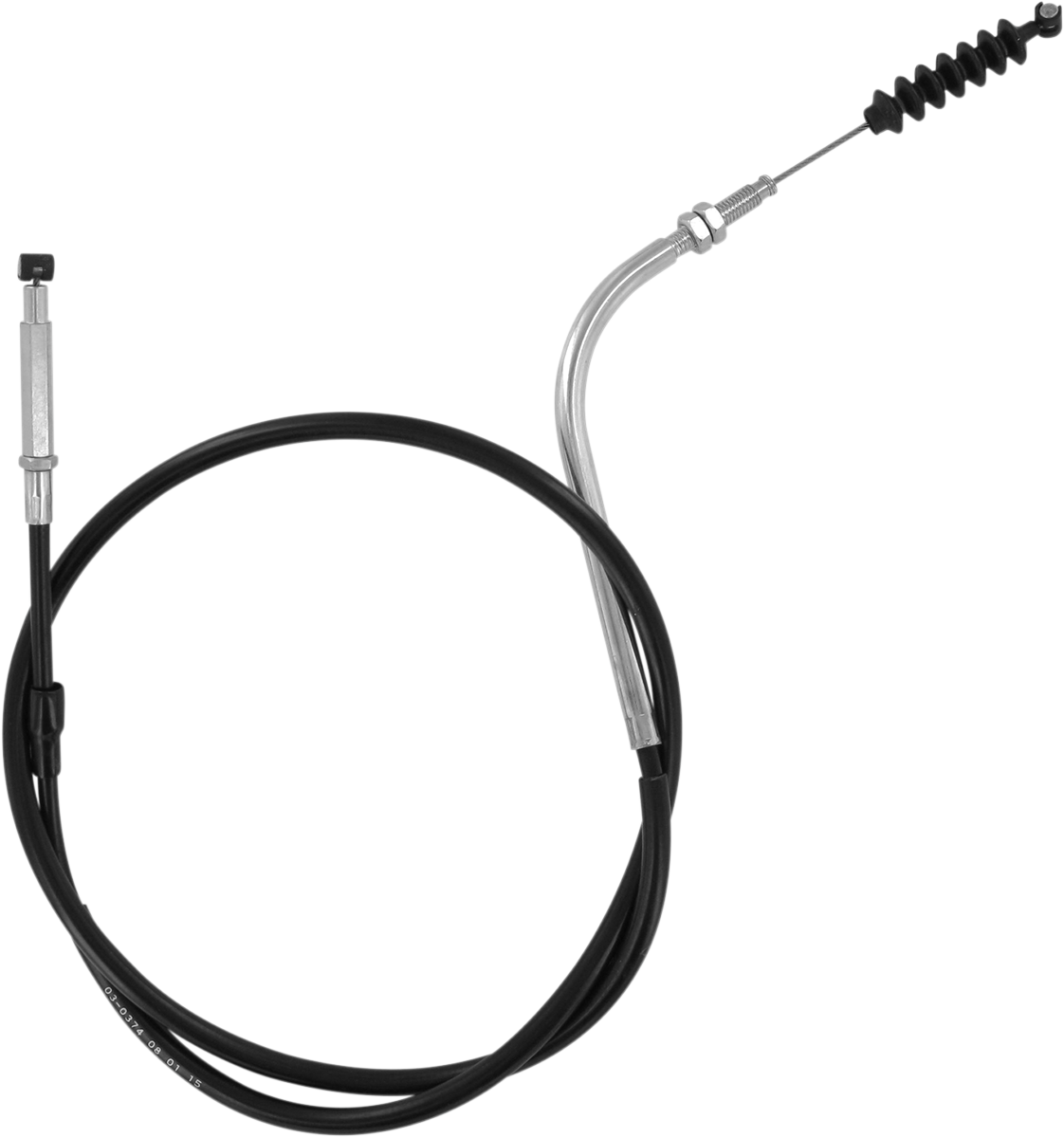 Black Vinyl Clutch Cable - Kawasaki