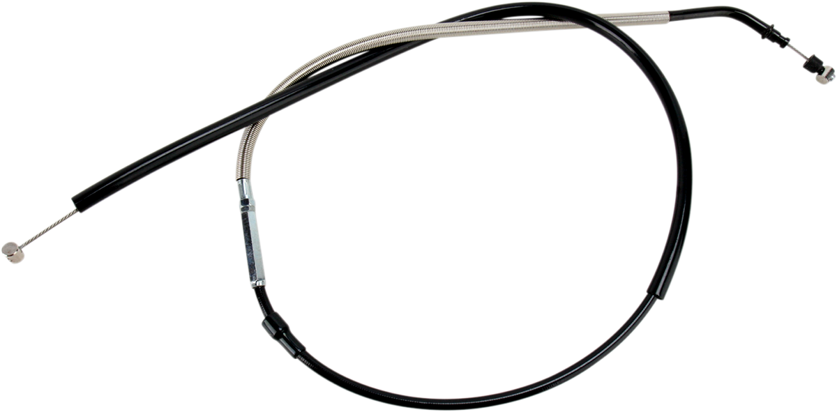 Black Vinyl Clutch Cable - +2" - Yamaha