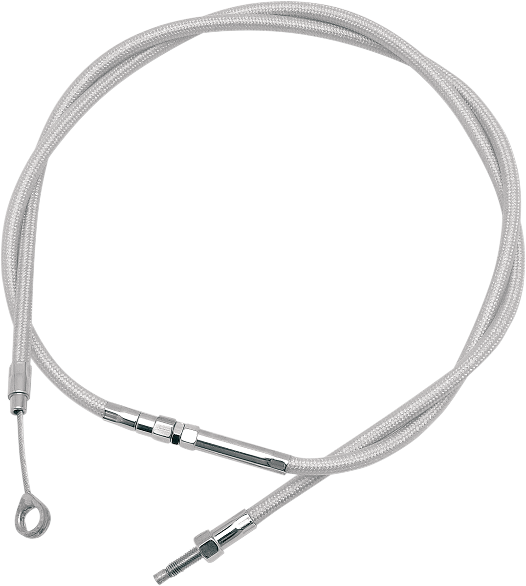 Armor Coat Braided Stainless Steel Clutch Cable - Longitudinally Wound - 71-1/2"