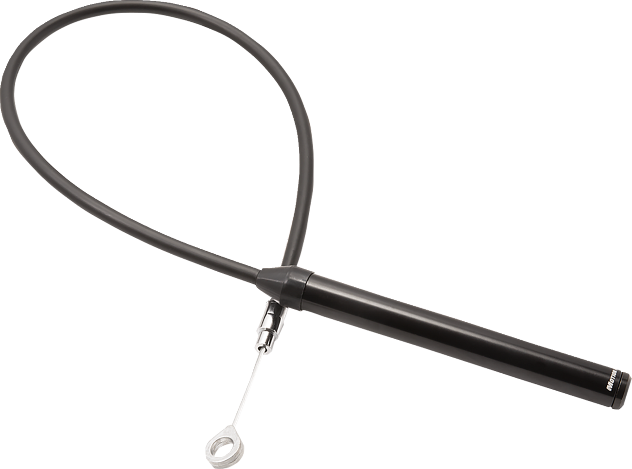 Black Vinyl Clutch Cable - +2"