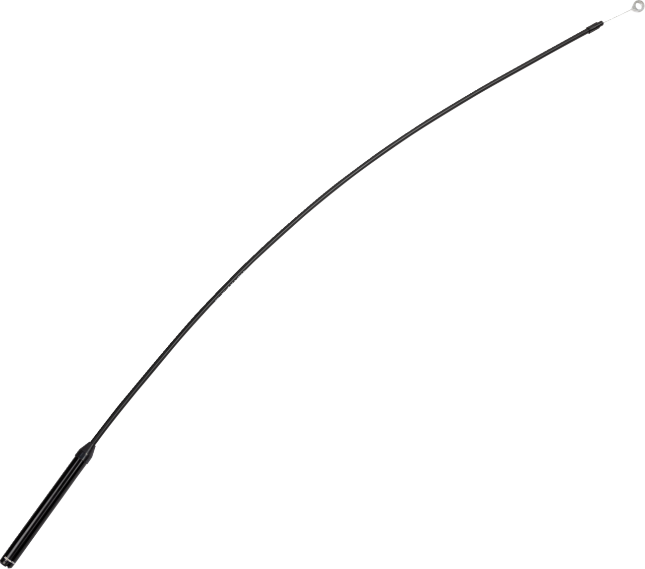 Blackout Top Half Clutch Cable - +1.6"