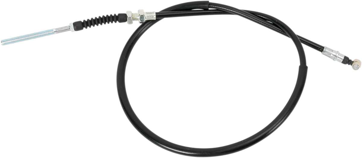 Black Vinyl Brake Cable - Front - Honda