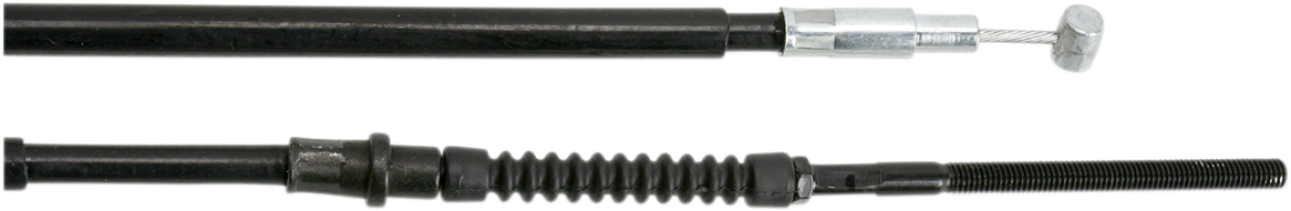 Black Vinyl Brake Cable - Rear - Hand - Honda