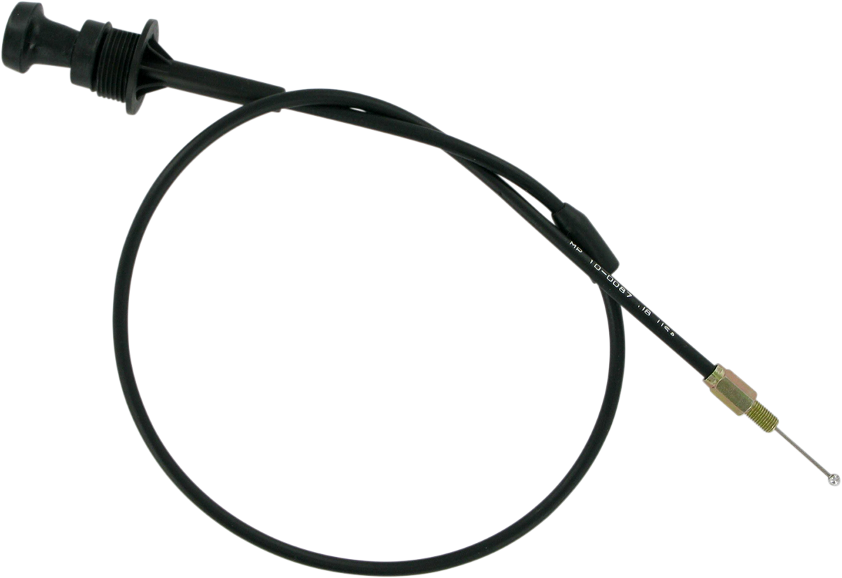 Black Vinyl Choke Cable - '01-'09 Polaris