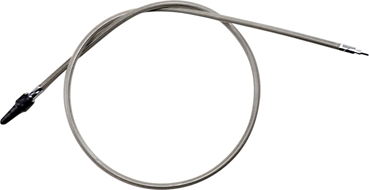 Armor Coat Braided Stainless Steel Speedometer Cable for Harley-Davidson - 41"