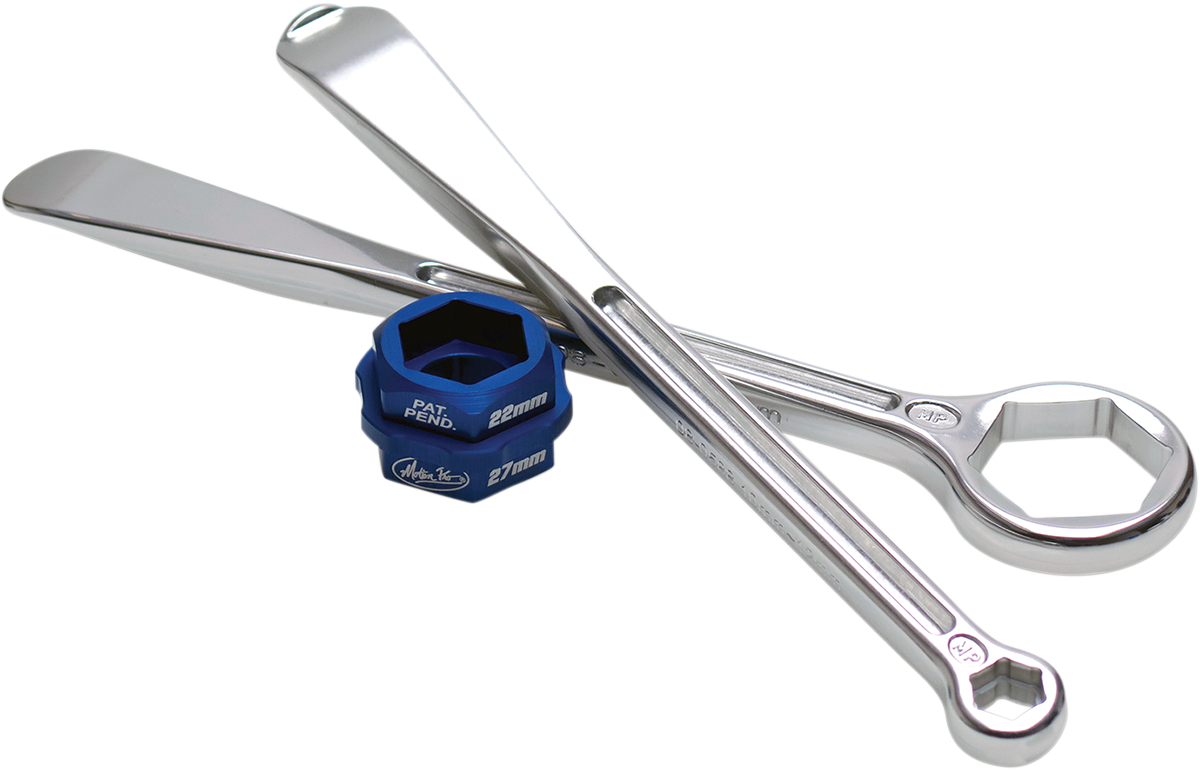 Tire Lever/Wrench - T6 - Hex - Closed End/Contoured - with Adapter - Set