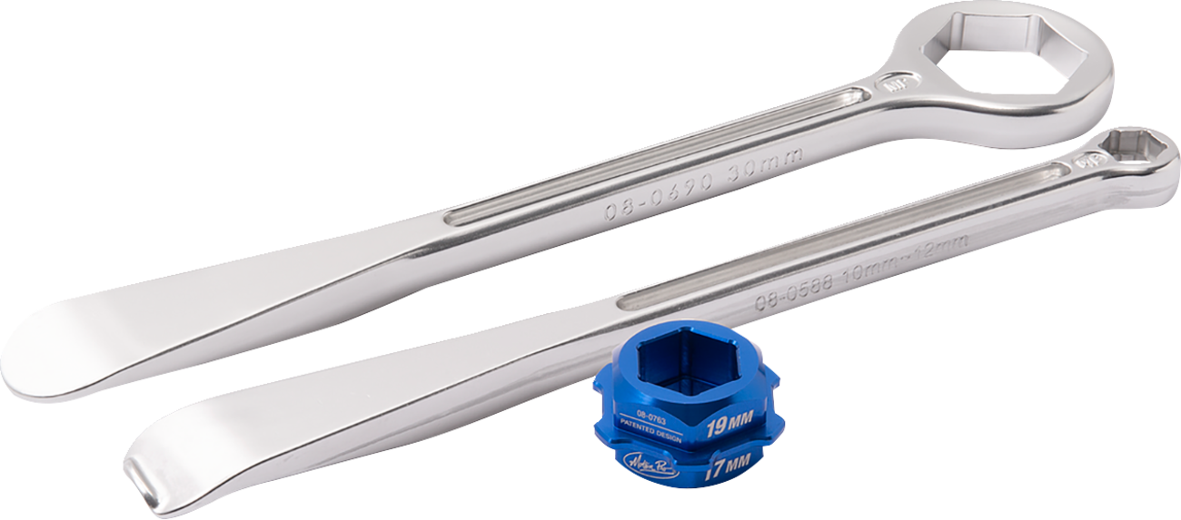 Combo Lever w/Adapter - T6 - Hex - 30 mm, 10/12 mm, 30/17/19 mm Adapter - Set