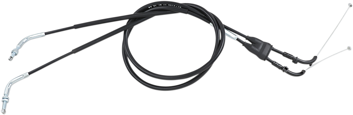 Black Vinyl Throttle Cable - Push/Pull - '92-'01 Suzuki DR