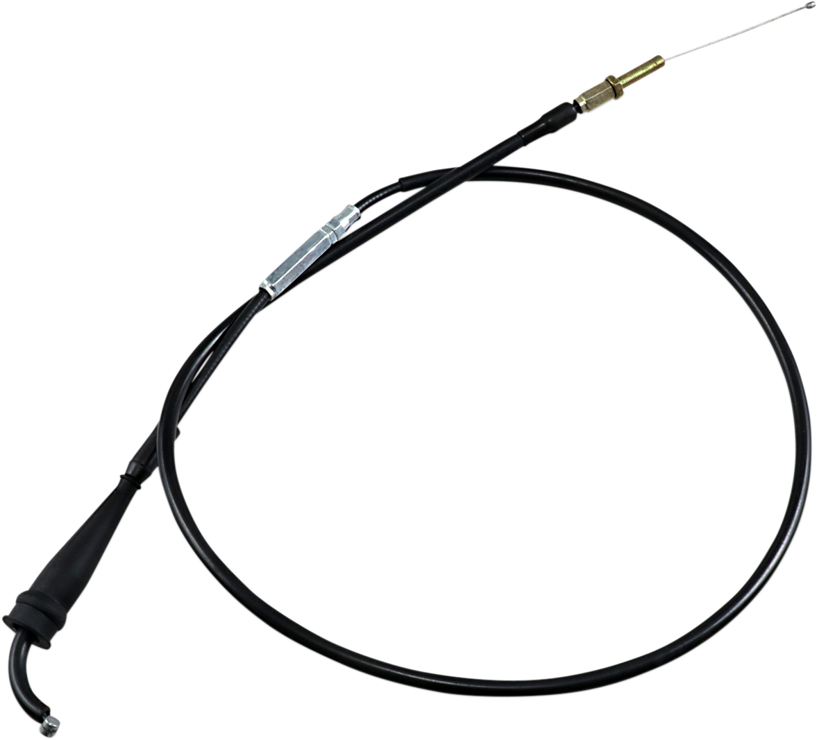 Black Vinyl Throttle Cable - Pull - '83-'96 KTM/Yamaha