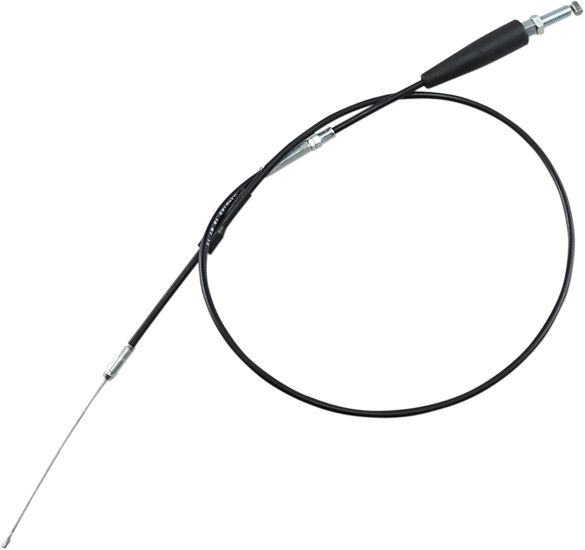 Black Vinyl Throttle Cable - Pull - '88-'04 KDX/KX