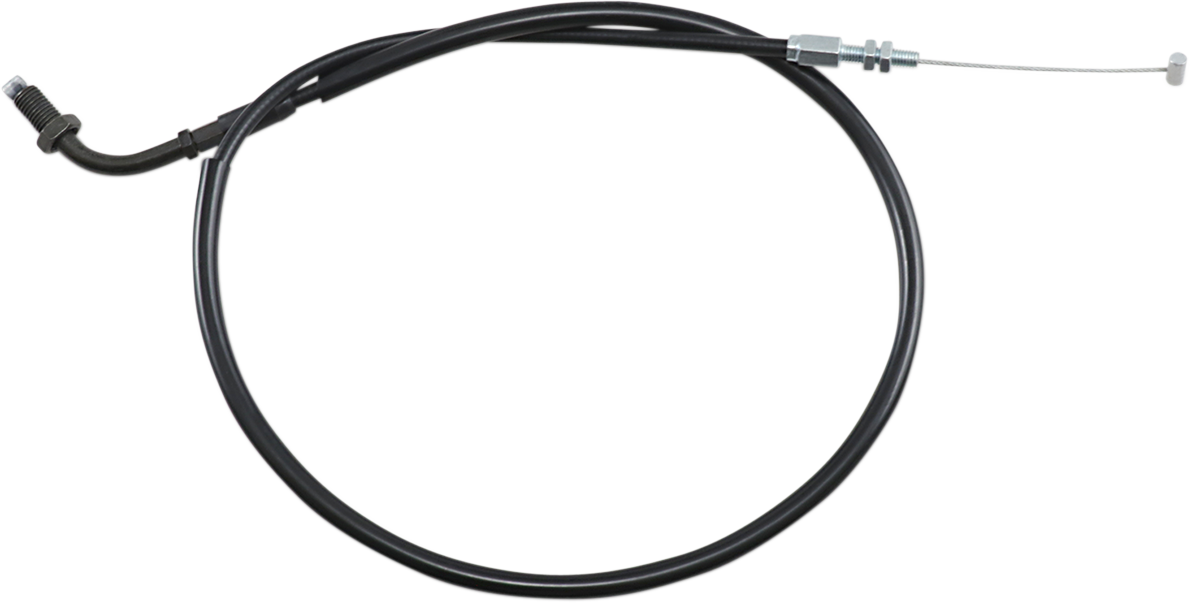 Black Vinyl Throttle Cable - Pull - '70-'83 Honda CB/FT