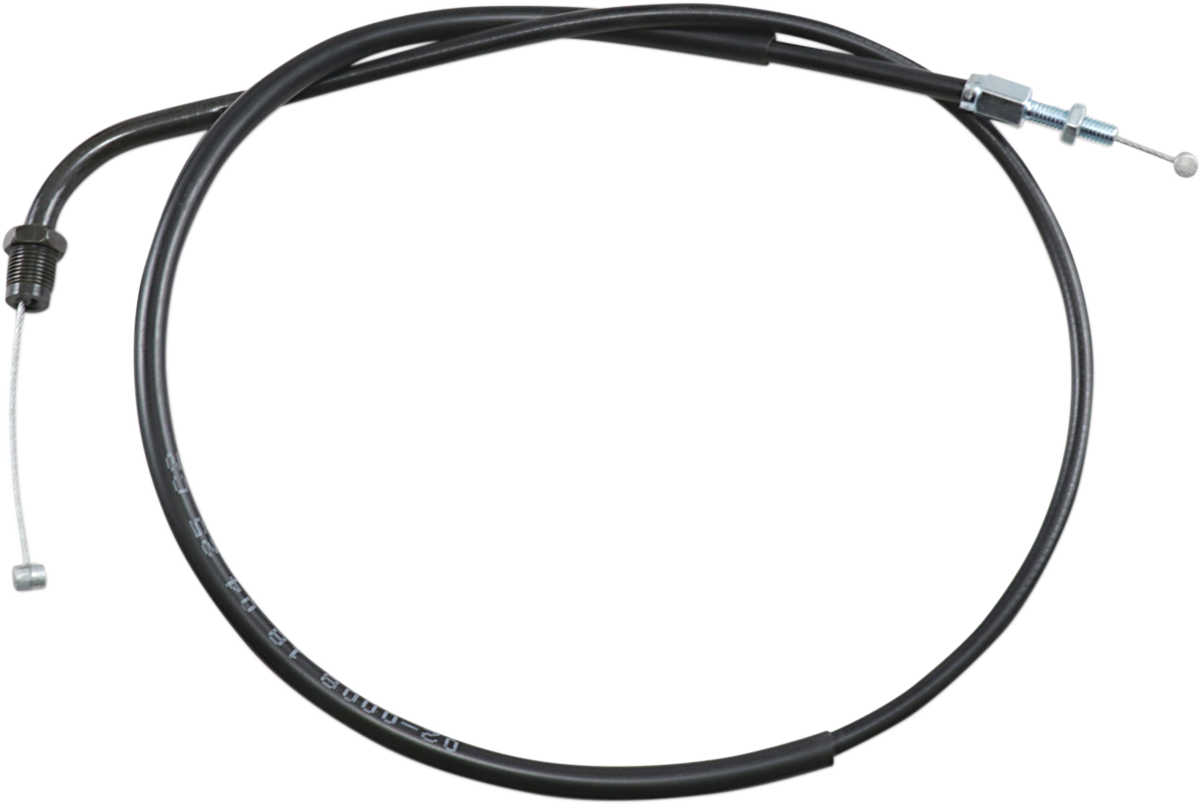 Black Vinyl Throttle Cable - Push - '70-'83 Honda CB/FT