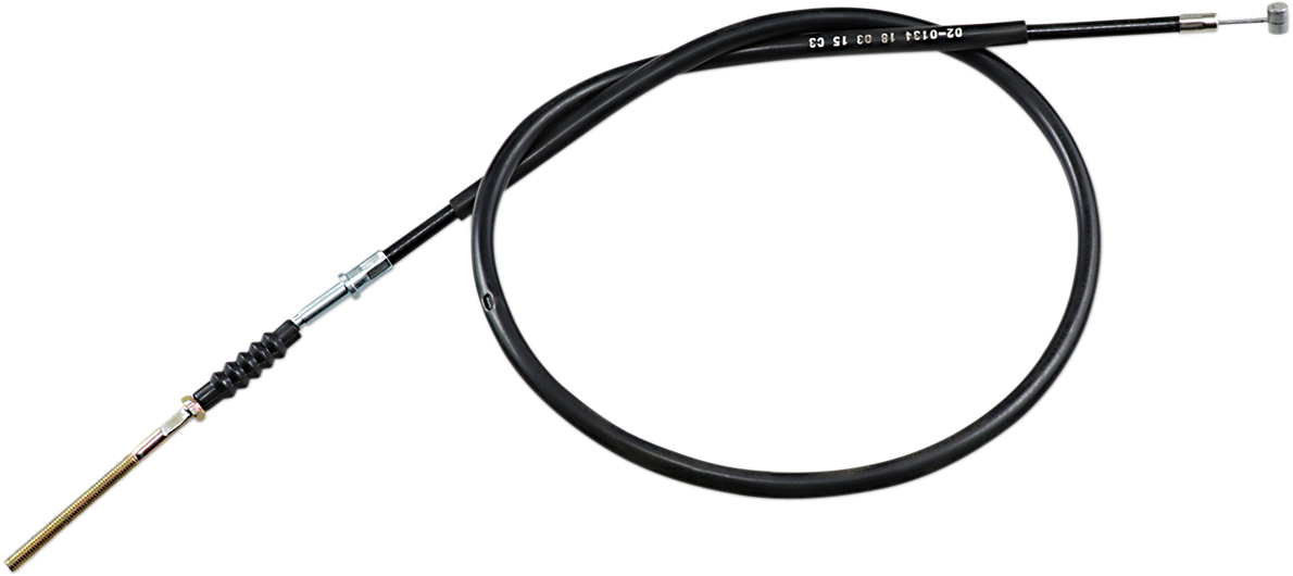 Black Vinyl Brake Cable - Honda