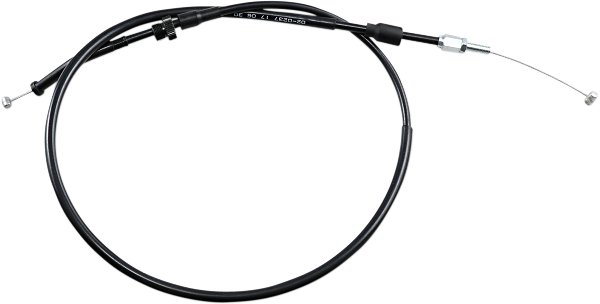 Black Vinyl Throttle Cable - Push - '87-'96 VT1100C