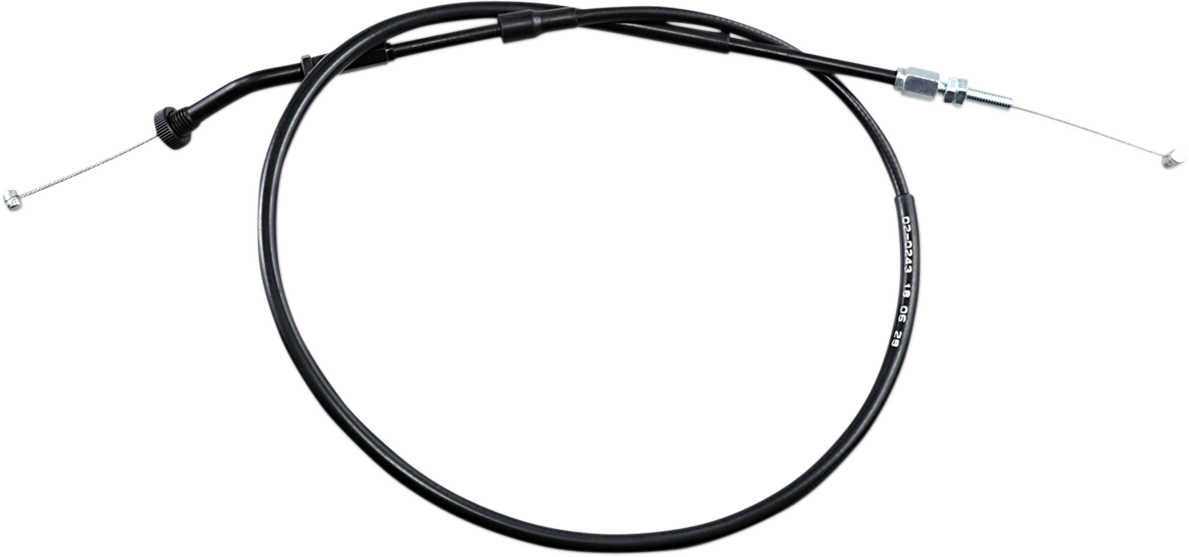 Black Vinyl Throttle Cable - Pull - '87-'96 VT1100C