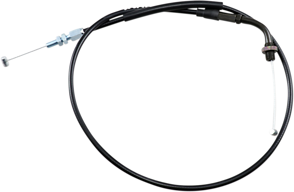 Black Vinyl Throttle Cable - Pull - '88-'98 VT600C/D