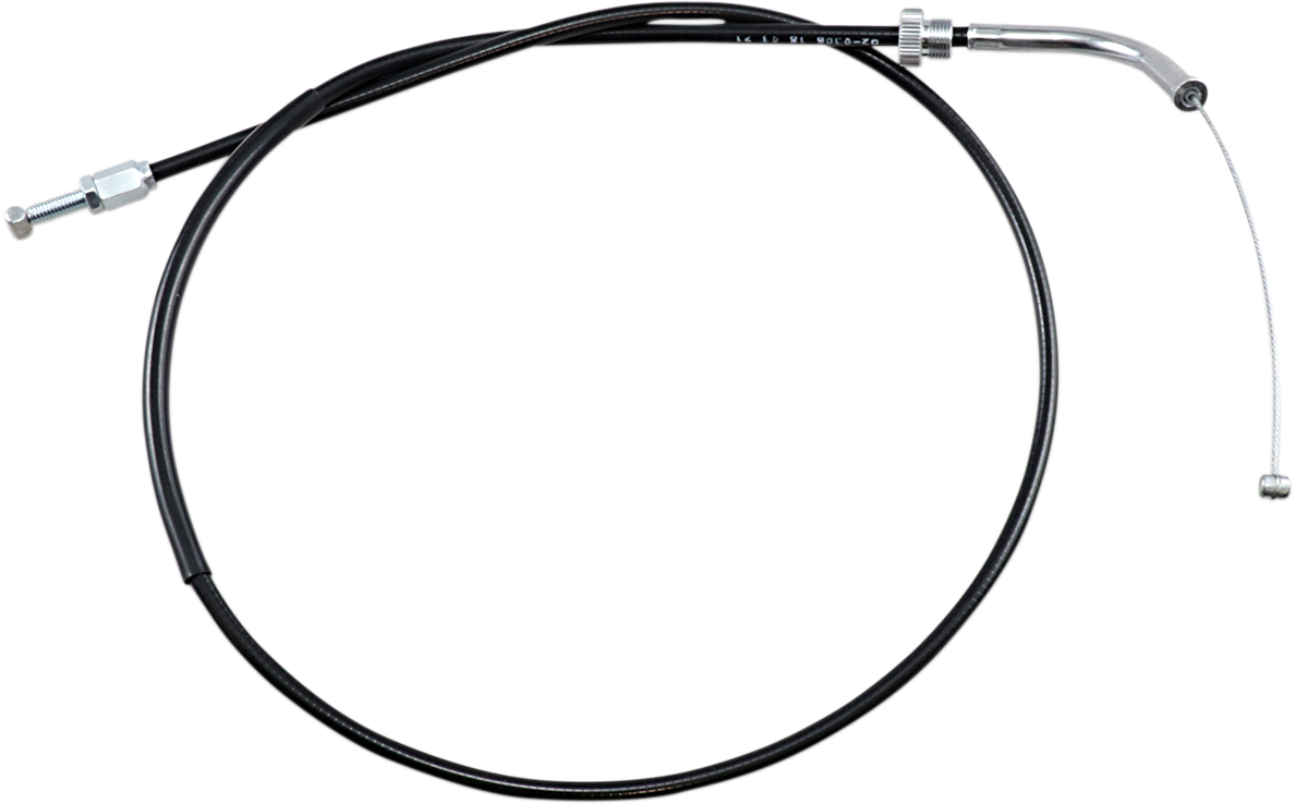 Black Vinyl Throttle Cable - Push - '94-'03 VF750C
