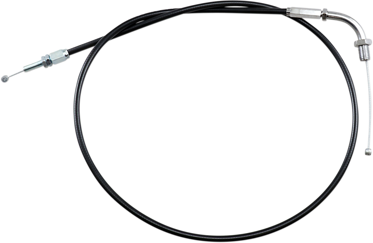 Black Vinyl Throttle Cable - Push/Pull - '73-'82 KZ/Z1