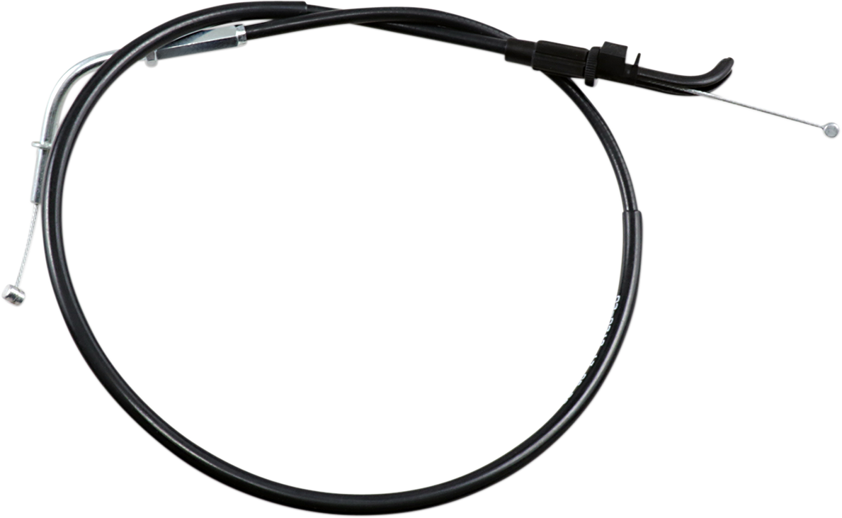Black Vinyl Throttle Cable - Pull - '90-'03 Ninja 600