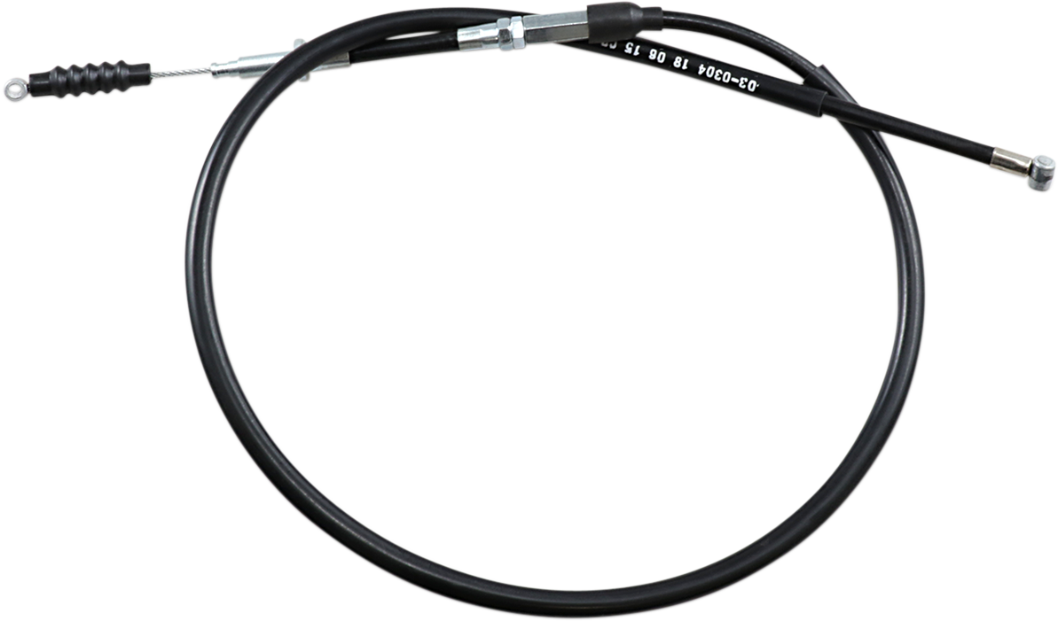 Black Vinyl Clutch Cable - Kawasaki