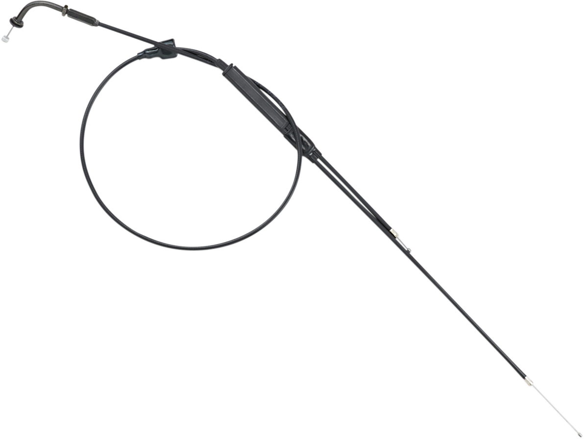Black Vinyl Throttle Cable - Pull - '71-'81 Suzuki