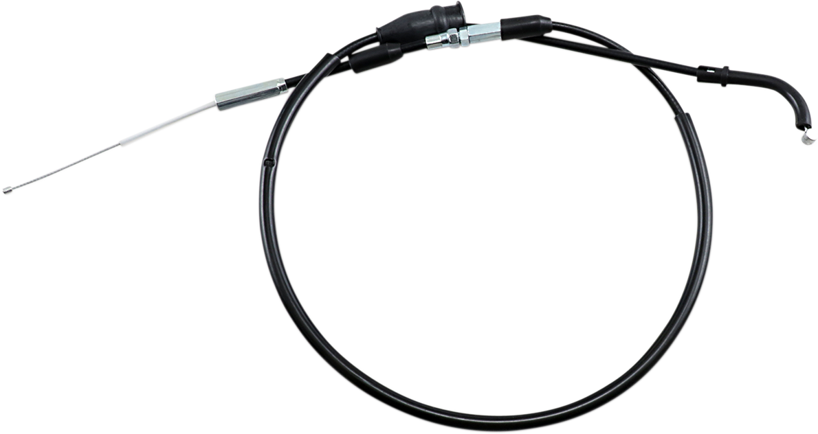 Black Vinyl Throttle Cable - Pull - '83-'07 YZ80/TTR125