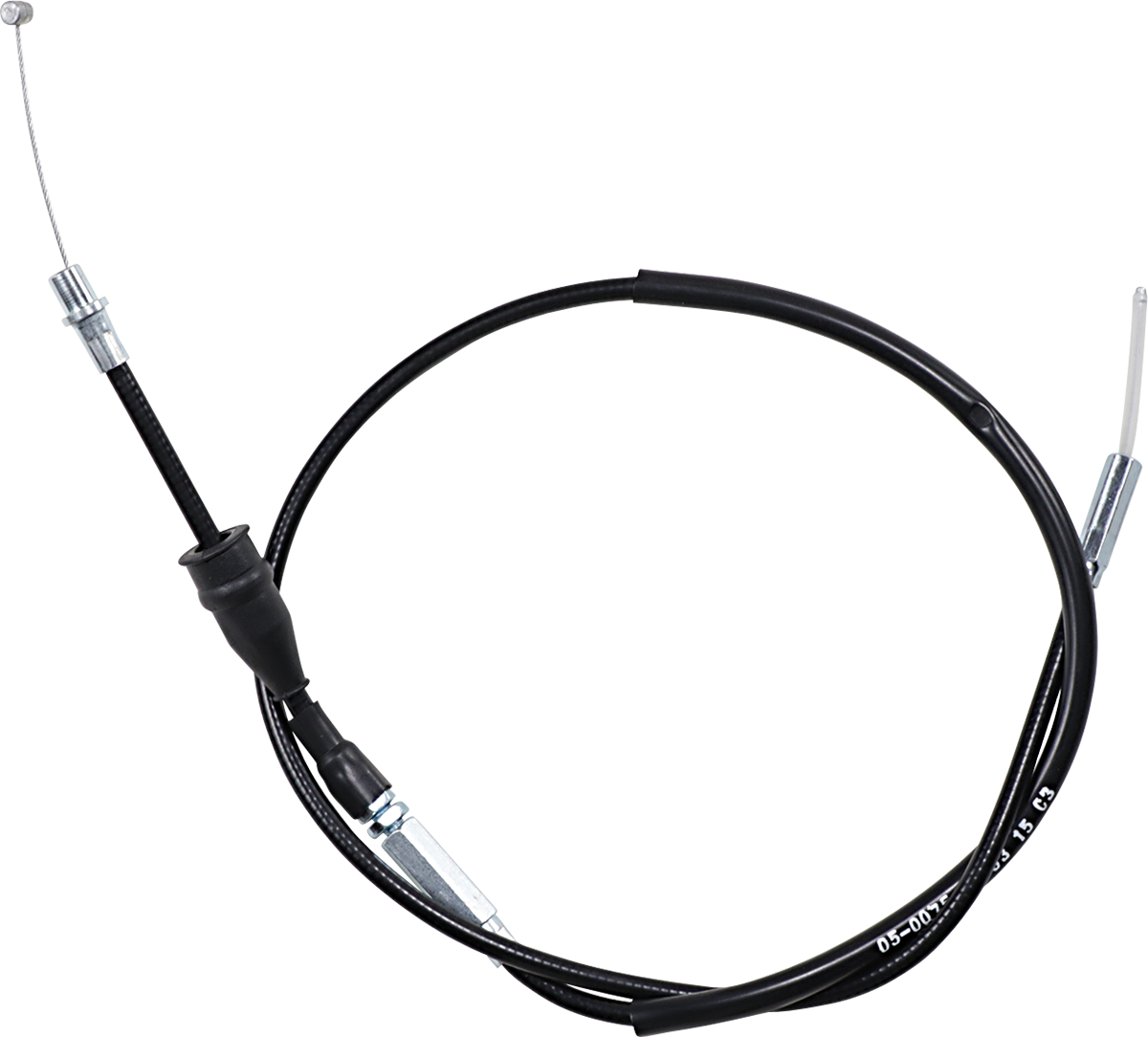 Black Vinyl Throttle Cable - Pull - '84-'86 Yamaha