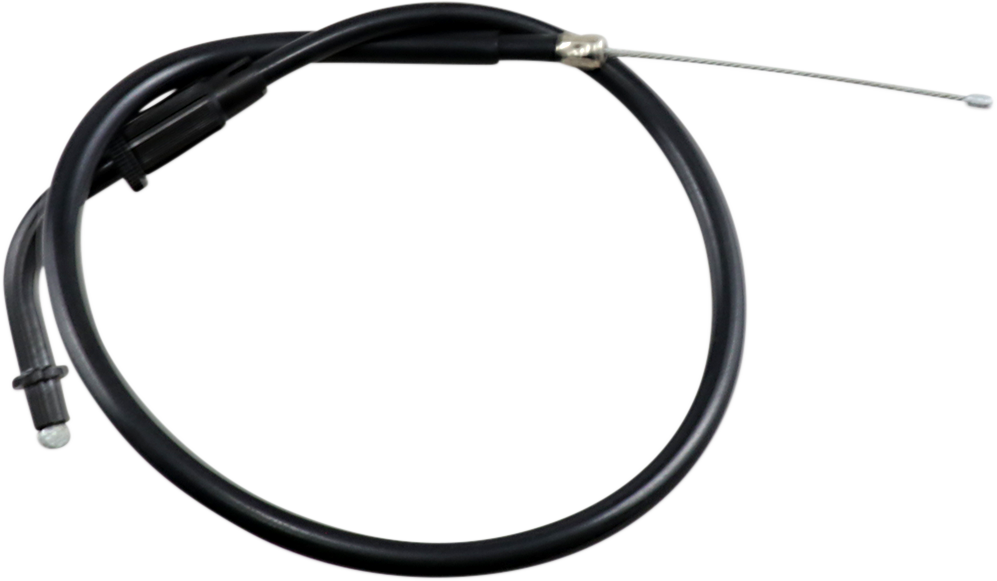 Black Vinyl Throttle Cable - Pull - '85-'07 VMX1200