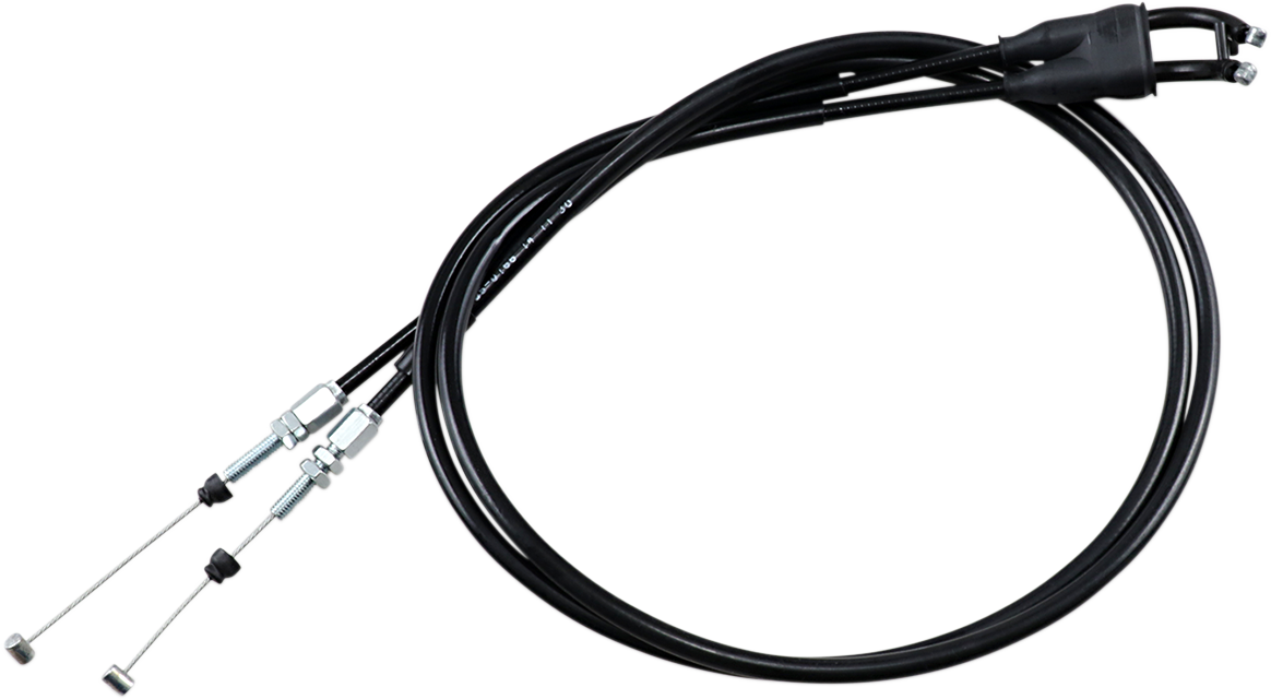 Black Vinyl Throttle Cable - Push/Pull - '86-'99 Yamaha